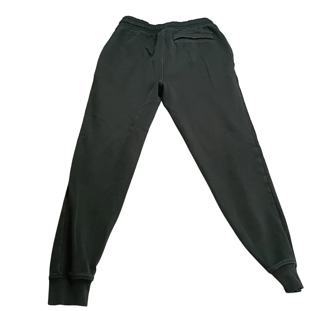 Gymshark Crest Joggers Mens XS Dark Green Tapered Fleece Sweatpants